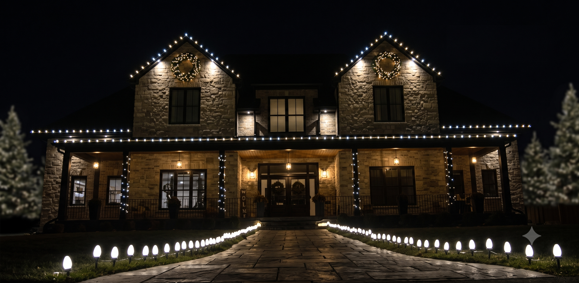 Christmas Light Install